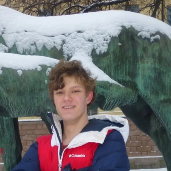Porträtt av Elis Ahlberg