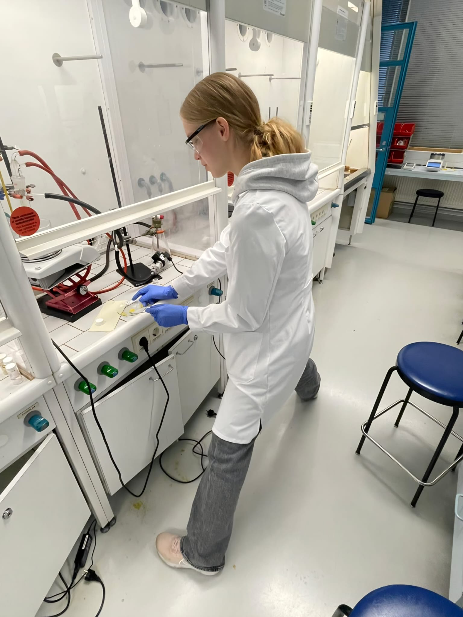 Stella i laboratoriet